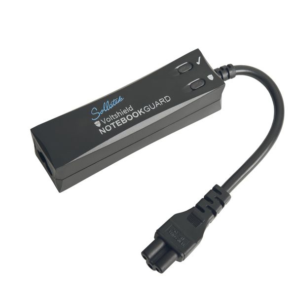 Sollatek NotebookGuard, Laptop Over-voltage and Surge protector, Cloverleaf connector