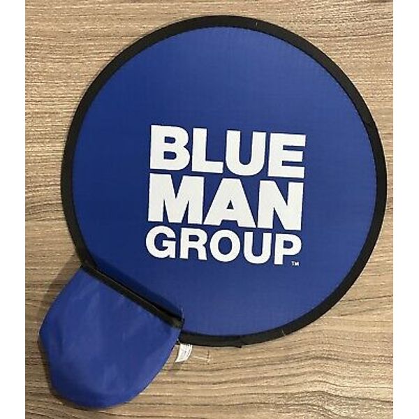 Authentic The Blue Man Group 10.5” Frisbee And Pouch Flying Disc