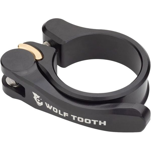 Wolf Tooth QR Quick Release Seatpost Clamp - 31.8mm, Black