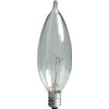 GE Lighting Chandelier 15W Crystal Clear light bulb, Bent Tip