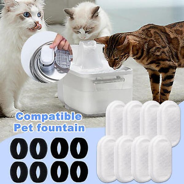 16Pcs NEW Cat Water Fountain Filters Automatic Pet Fountain Filter Replacement