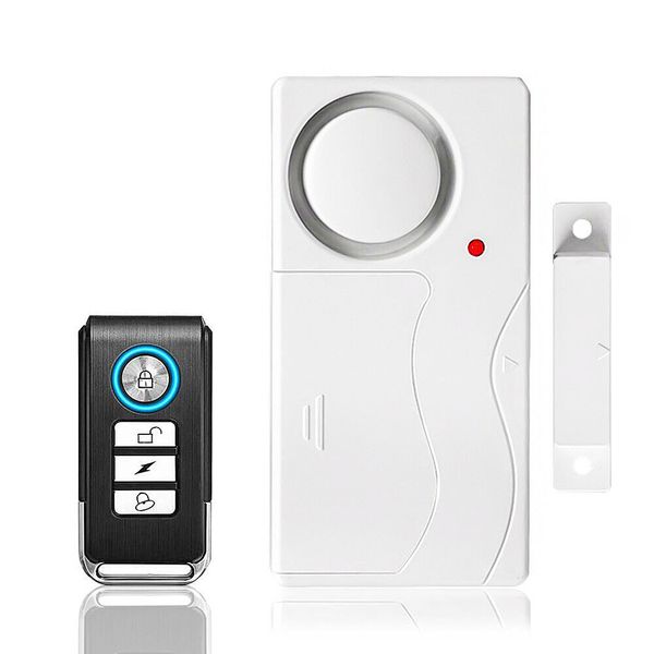 Wireless Security Door Entry Window Burglar Alarm Shed Security With Remote ABS