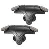 sourcing map Gaming Trigger Mobile Game Controller 1 Pair Double Side Fire Keys Universal Silver for 4.7-6.5 Inch Cell Phone