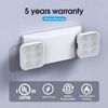 2×LED Emergency Light Adjustable Dual Head Lamp w/90-Minute Battery Backup