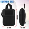 bvya Tactical Molle EDC Utility Tool Pouch Compact Pocket Organizer Pouch with Flag Patch