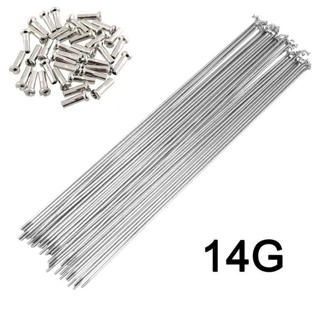 SENQI Bicycle Stainless Steel Spoke 170mm-297mm with Copper Cap 36pcs