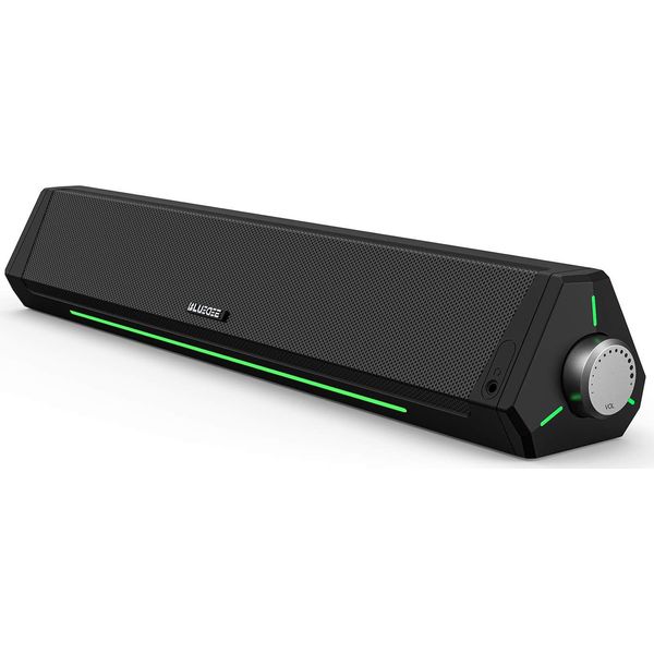 Computer Speakers, Bluetooth Soundbar, Hifi Stereo, 3.5Mm Aux-In Connection, USB