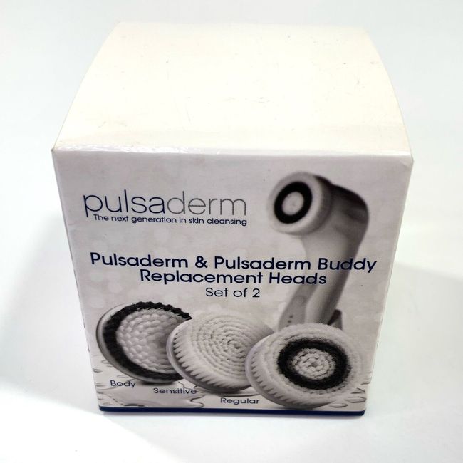 Pulsaderm & Pulsaderm Buddy Replacement Heads - Sensitive (Set of 2)