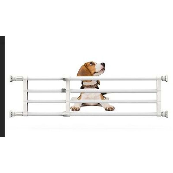 Short Dog Gate with Door 21"-40" Width Expandable Dog Gate Medium