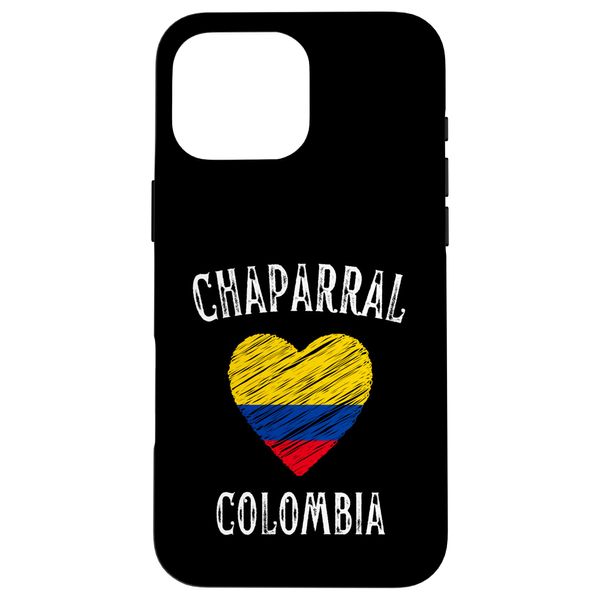 iPhone 16 Pro Max Colombia Flag Heart Chaparral City Case