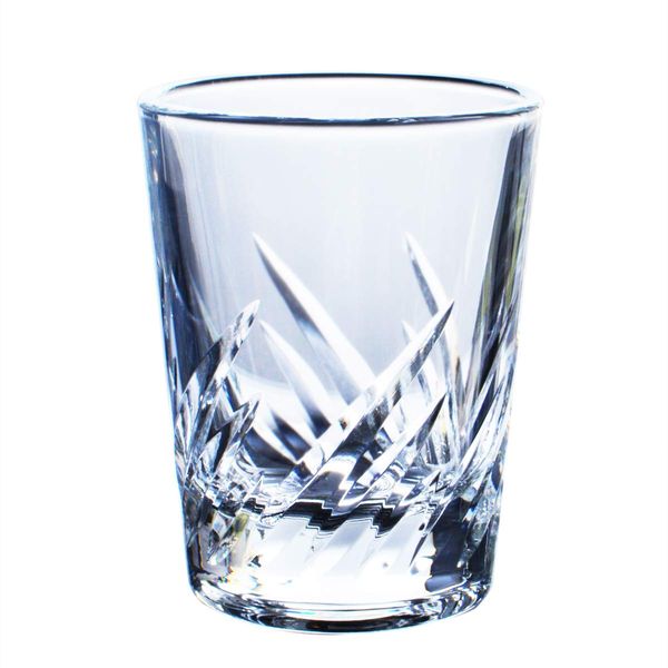 Toyo Sasaki P-01105-E101 Shot Glass, Trough, 2.1 fl oz (60 ml), Made in Japan, Dishwasher Safe