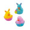 Fun Express - Mini Easter Ducks (2dz) for Easter - Toys - Character Toys - Rubber Duckies - Easter - 24 Pieces