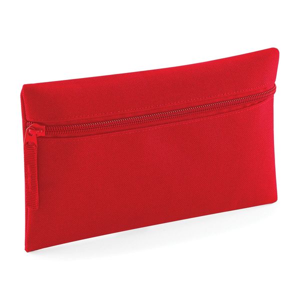 Quadra Classic Zip Up Pencil Case (One Size) (Black)