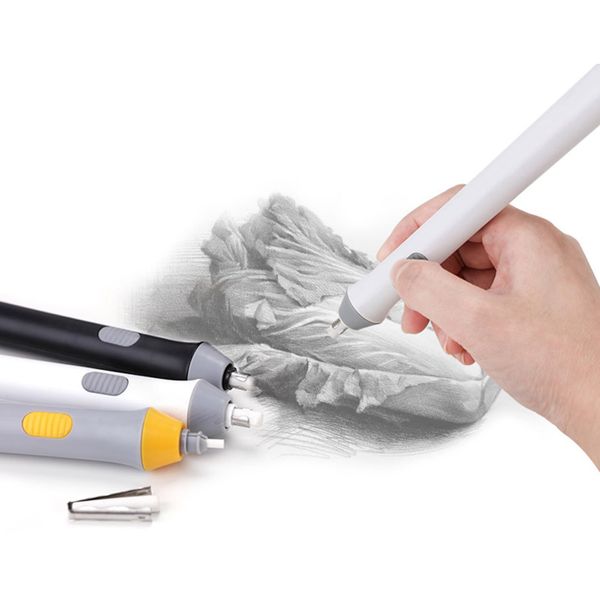 Lyguy Electric Eraser Replacement Erasers, 2.3mm & 5mm Refills, 70 Pieces, Rubber, White