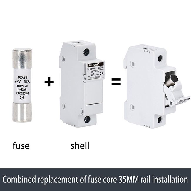 DC 15A Fuse and Fuse Holder