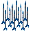 12 Pack Estes Gnome Beginner Model Rocket Kits for Grades 3 to 12