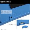 Digital Memo Pad Electronic Memo Pad Blue with Locking Function One-Touch Erase Magnetic Back with Stylus Pen