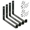 SPARES2GO Universal Wall Ladder Rack Brackets (2 Pairs)