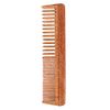 SVATV HANDCRAFTED NEEMWOOD COMB FOR DETANGLING HAIR FOR THICK, CURLY AND WAVY HAIR, NON-STATIC AND ECO-FRIENDLY WITH WIDE TOOTH FOR GROOMING HAIR COMB - (N-78)