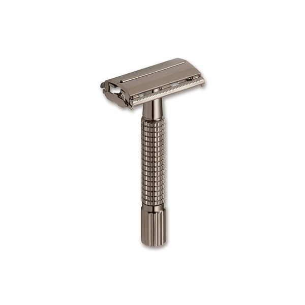 Böker Plus Manufaktur Solingen Safety Razor Butterfly Gunmetal Grey 6 g