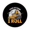 This is how I roll - zero turn riding lawn mower image PopSockets Swappable PopGrip
