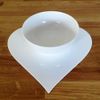 Heart Placemat Set - Matt Latte 4 Placemats Standard 28cm