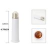 E26 Socket Extender, Standard Medium Base, 4.72 inch Extension white.