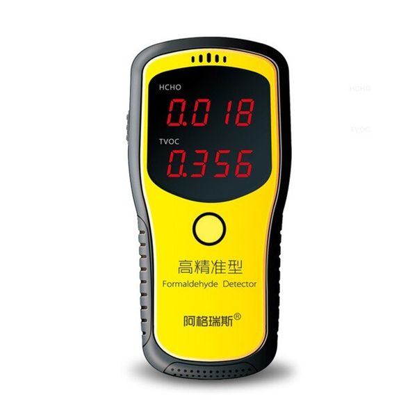 Household Fine Dust Air Quality Portable Meter Digital Formaldehyde Detector Multifunction Gas Analyzer CO2 HCHO TVOC Tester Air Quality Monitor for Car Outdoor, WP6900