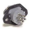 Tramec Sloan Nylon 7-Way Smart Box Solid Pins Receptacle Socket Replacement SAE J560 (38501)