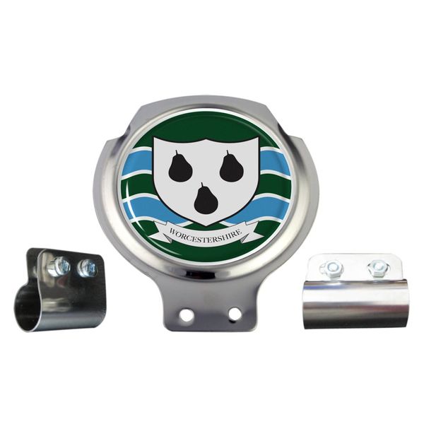 Worcestershire Scooter Bar Badge with Fixings