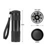 CFIKTE UV LED Flashlight Black Light UV Lights 9 LED Ultraviolet Blacklight Flashlights Pets Urine and Stains Detector on Clothes Carpet Rugs (8 Pack)