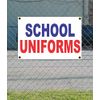 School Uniforms 2x3 Red White Blue Banner sign