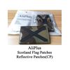 2PCS AliPlus Scotland Flag Patches IR Infrared Reflective Patches Laser Cut Patch Tactical Morale Patch Hook and Loop(CP)