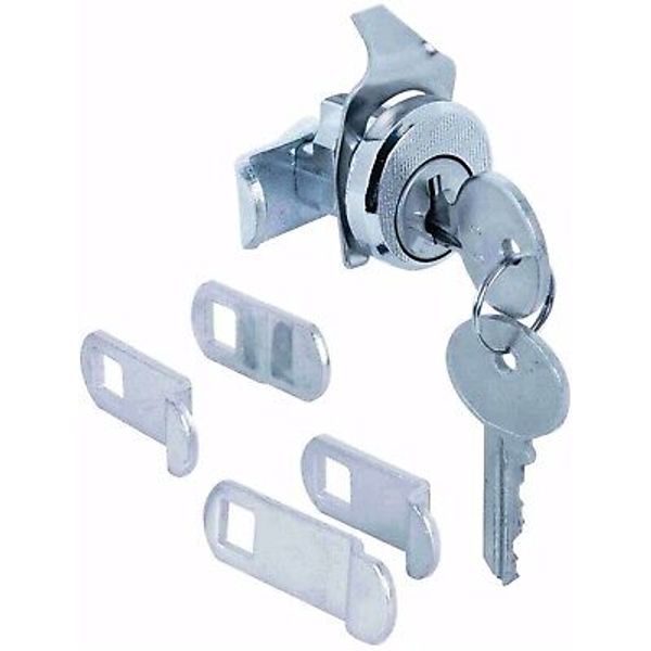 Prime-Line 3/4 in. Outside Dimension Brushed Nickel 5-Cam Mailbox Lock