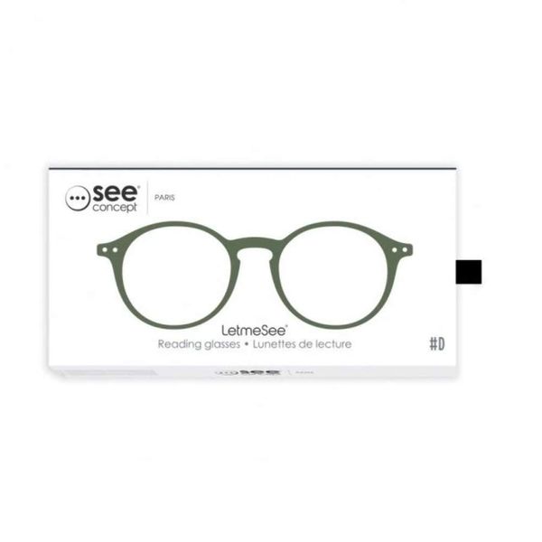 Izipiji Reading Glass +1.0#D-KHAKI Green