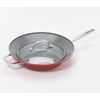 Fusionware 2-qt Nonstick Skillet with Helper Handle. Red - NEW