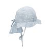 Sterntaler Girls' Heart Sun Hat, lightblue