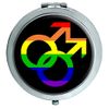 Gay Symbol Compact Mirror