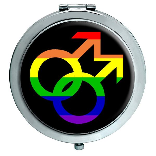 Gay Symbol Compact Mirror