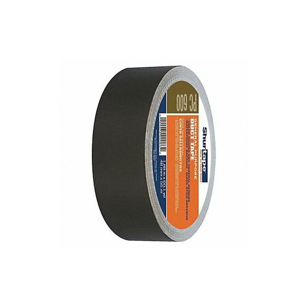 Shurtape PC-600 General Purpose Grade Duct Tape: 3 in. x 60 yds. (Black)