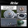 New Penta 51/64" 5 Point 3/8" Drive Utility Impact Socket for Valve 5-Point Nuts
