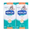 2 PACK! Herklin Shampoo 4oz For Lice Shampoo Mata Piojos + Comb!