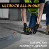 PREXISO 100Ft Laser Level Self Leveling Cross Line Lasers Dual Module 150° Angle