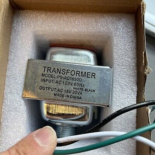 Doorbell Transformer PS-AC1630D.