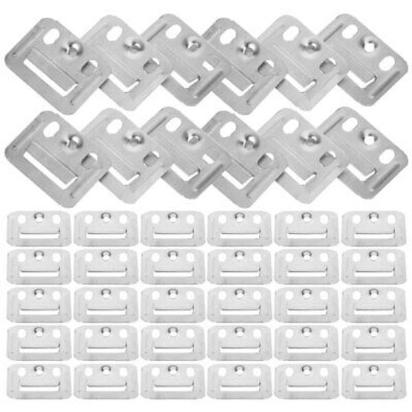 100 Pcs Wall Panel Clips Mounting Drywall Gusset Plate Fixing Piece