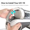 HEPA Filter Replacement for Qijun UV-10 Handheld Bed Vacuum Cleaner Machine (5)