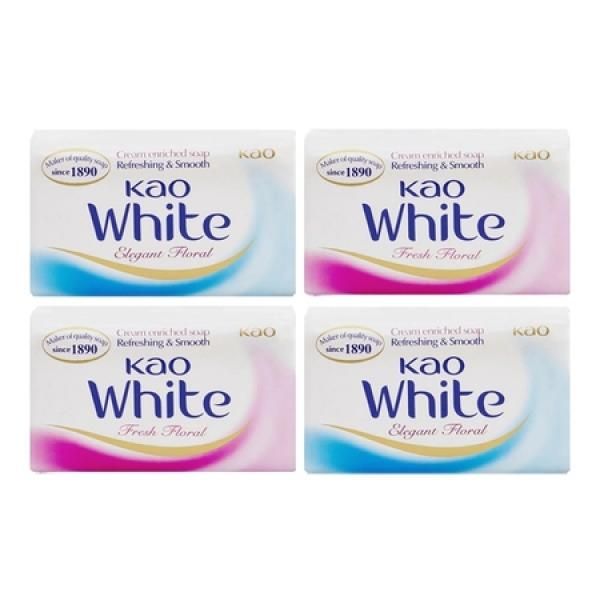 Kao White Bar Soap 130g x 12ea