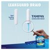 Tampax Pearl Tampons With Plastic Applicators Super Absorbency, Unscented 18 Count (Pack of 3)
