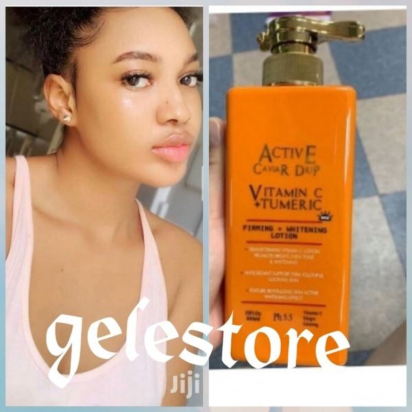 ACTIVE Caviar vitamin C & tumeric body lotion spf50.lait ecclaircissant 444mlx 1