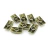 12 Pcs Half Moon Nuts Spacer Washer,M8 Replacement Half Moon Washers,Used for Assembling beds and Cribs
